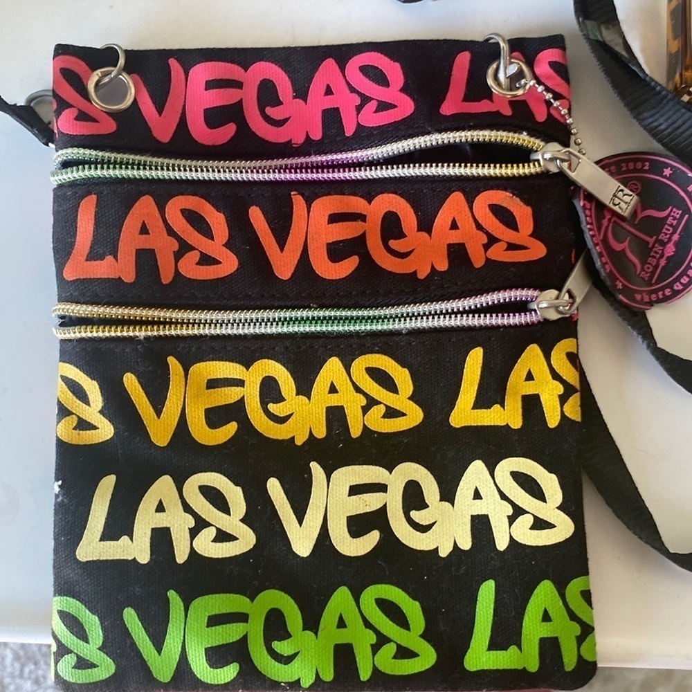 Las Vegas Small Crossbody Bag Purse zippers​​​
